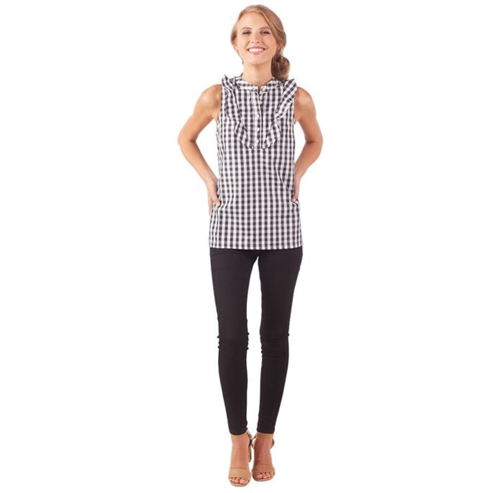 MIDPIE: CARRIE RUFFLE TOP